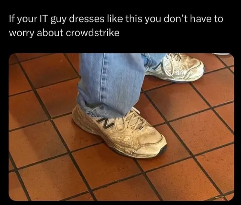 IT Guy Protected From CrowdStrike