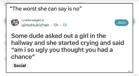 The Worst She Can Say Is No