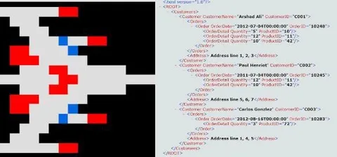 XML Orders Pixel Art