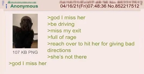 Missing Her While Driving
