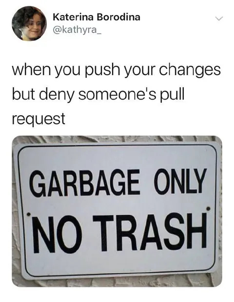 Push Changes, Deny Pull Requests