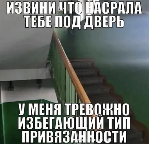 Тревожный избегающий тип привязанности