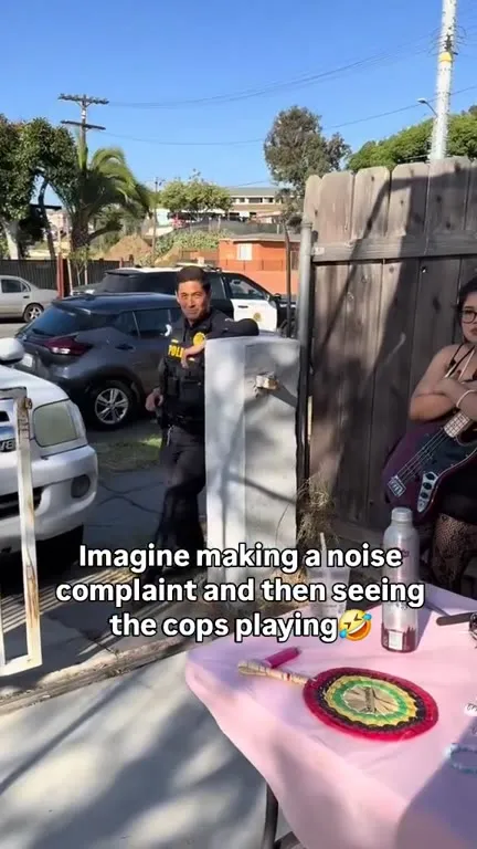 Cops Playing the Noise Complaint