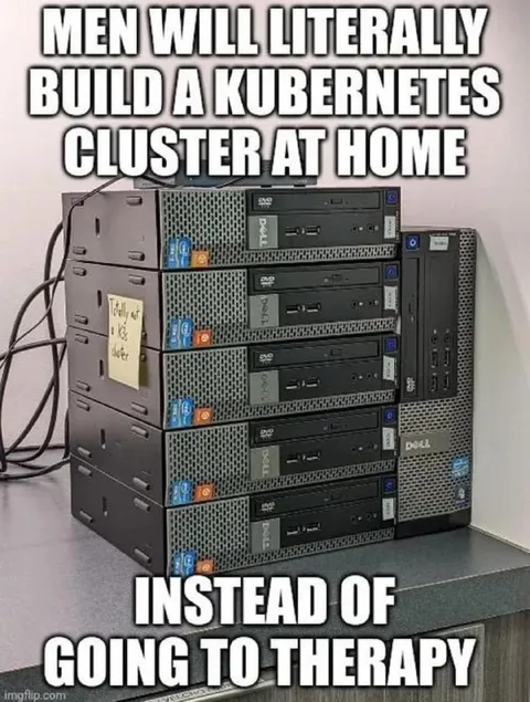 Men Will Literally Build a Kubernetes Cluster