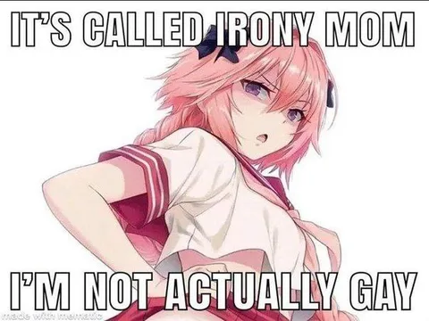 It’s Called Irony Mom