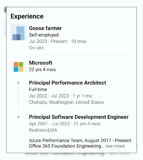 Goose Farmer on LinkedIn