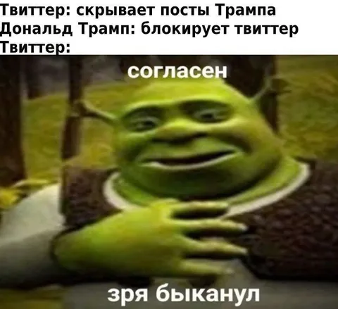 Твиттер зря быканул