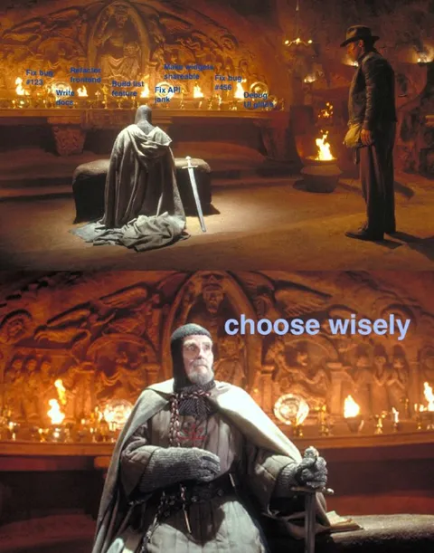 Choose Wisely at the Altar