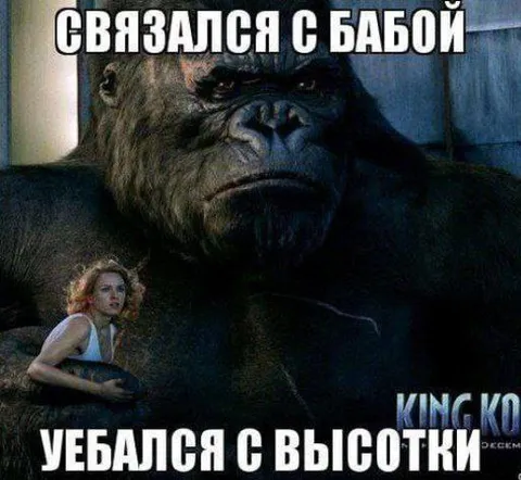 Связался с бабой — уебался с высотки