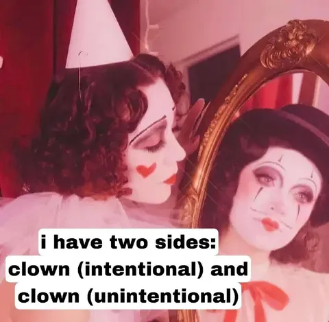 Clown Intentional and Unintentional