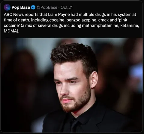 Liam Payne Drug Report Reaction