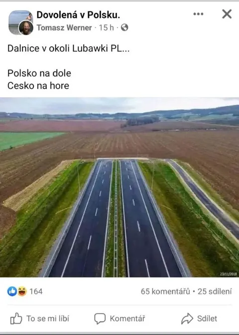 Polsko dole, Česko nahoře
