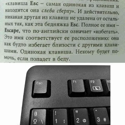 Одинокая клавиша Esc