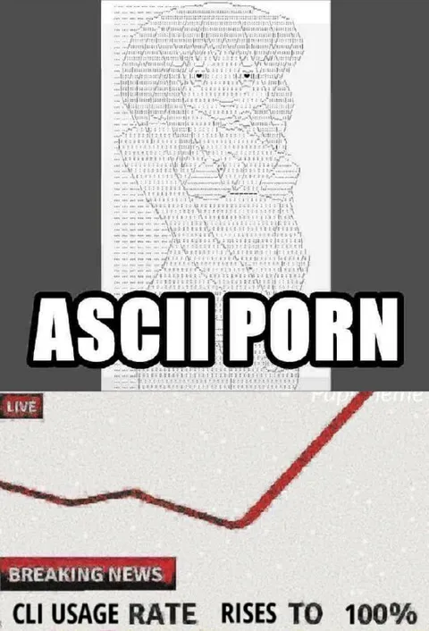 ASCII Porn CLI Usage Spike