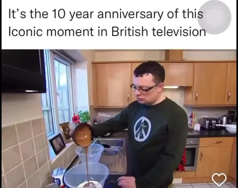 Whisk Eating British TV Moment