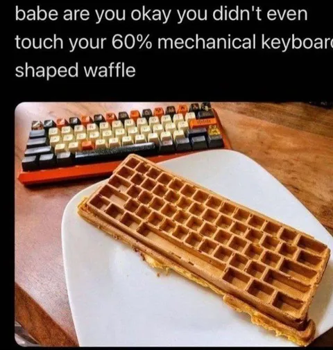 Mechanical Keyboard Waffle