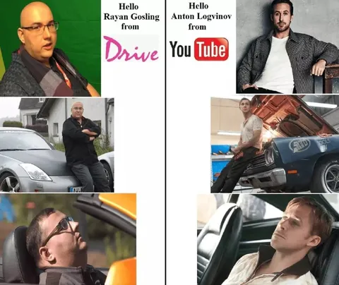 Hello Ryan Gosling from Drive