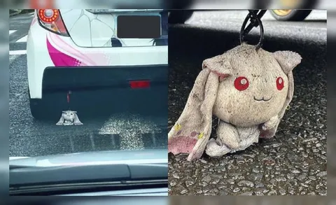 Кьюбей под машиной