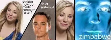 Delete System34 Zimbabwe Meme