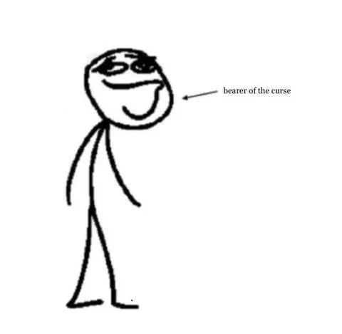 Bearer of the Curse Stick Figure