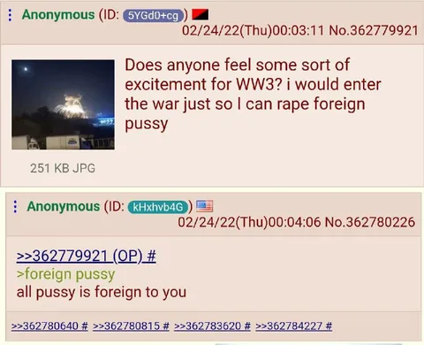 WW3 Foreign Pussy Joke