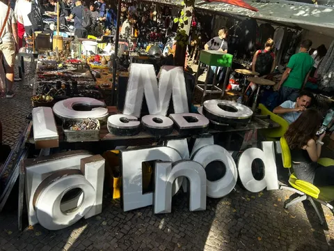Amazon Sign at Flea Market