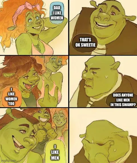 Shrek Likes Men Too