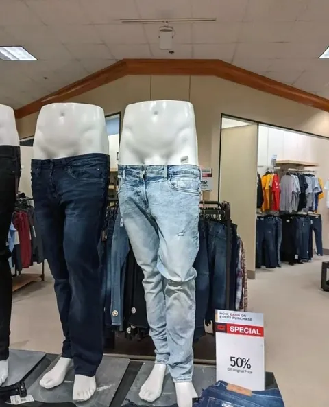 Jeans With Invisible Bodies