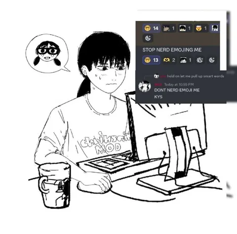 Stop Nerd Emojing Me