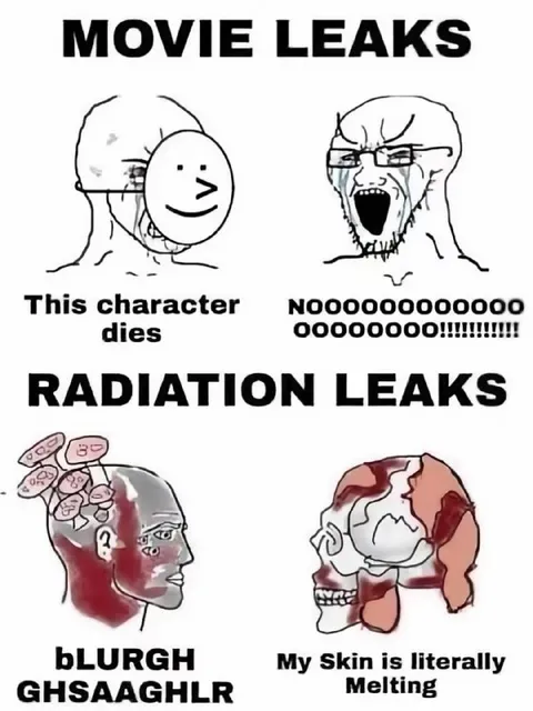 Movie Leaks vs Radiation Leaks