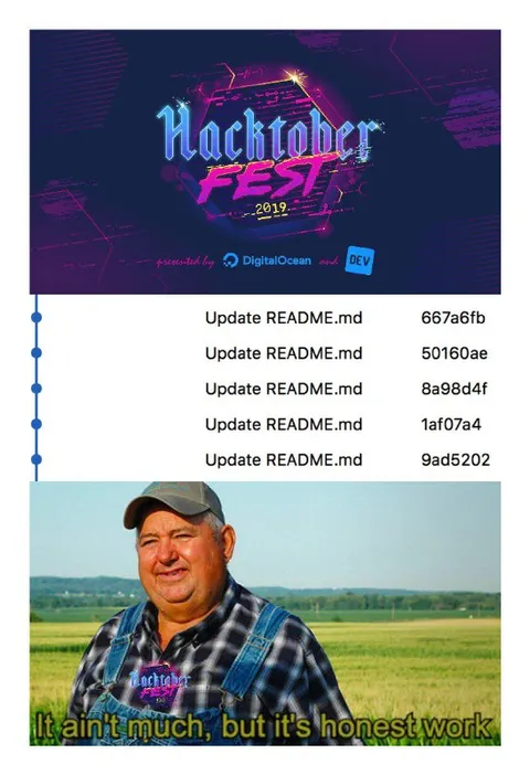 Hacktoberfest Honest Work
