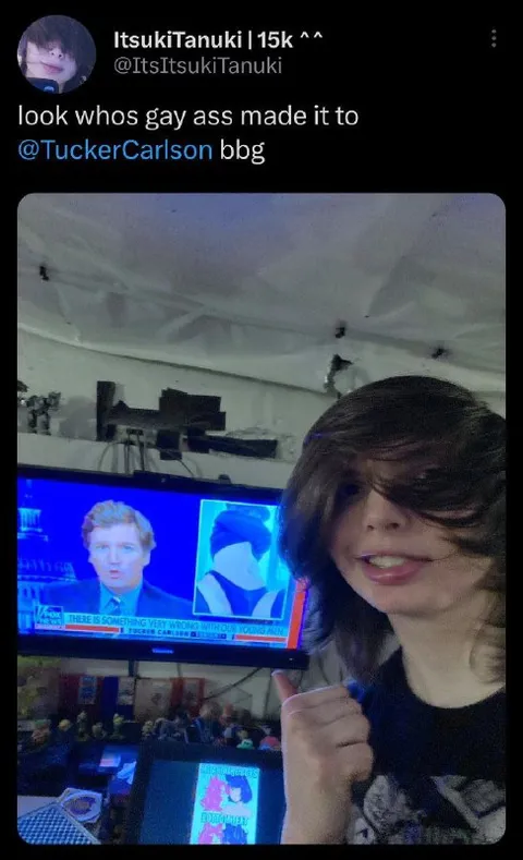 Gay Ass Made It to Tucker Carlson