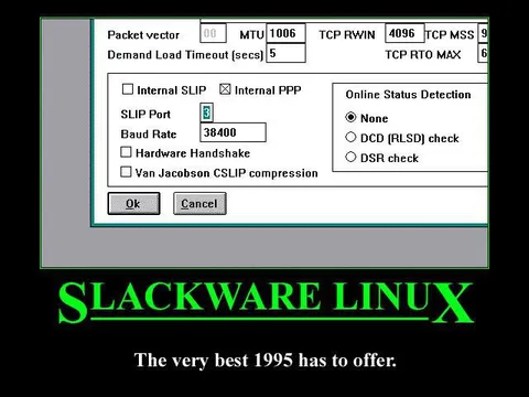 Slackware Linux 1995 Setup