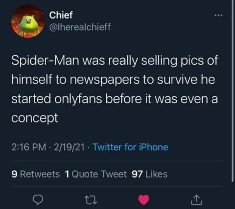 Spider-Man Started OnlyFans
