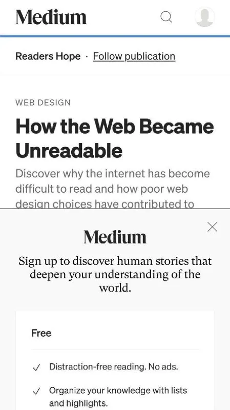 How the Web Became Unreadable