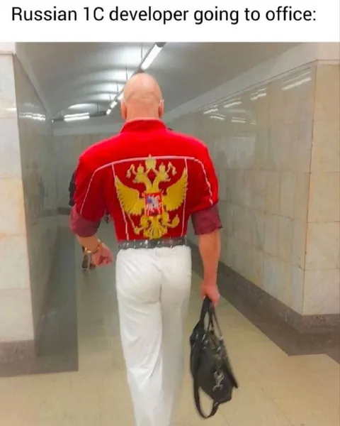 Russian 1C Developer Goes to Office