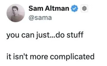You Can Just Do Stuff