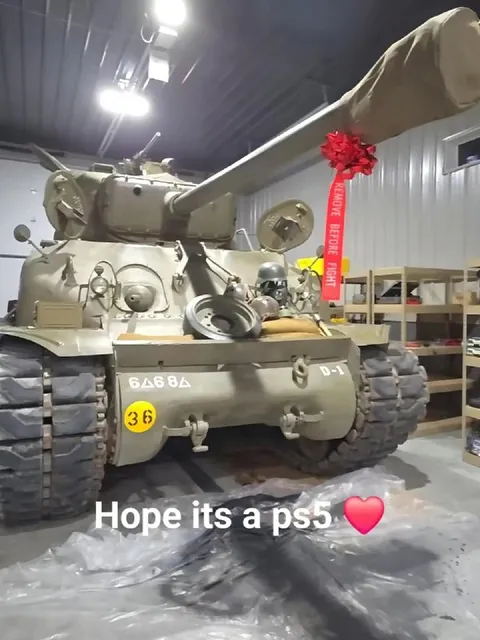 Tank Mistaken for a PS5