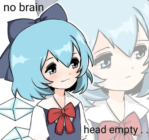 Cirno Head Empty