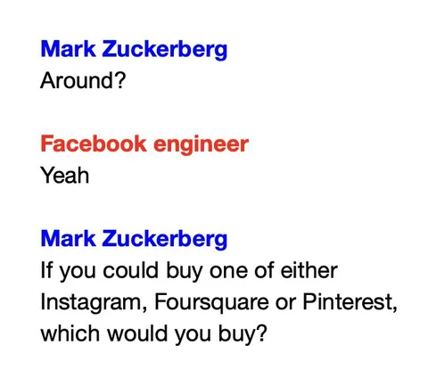 Zuckerberg Buys Another Social Network