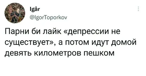 Девять километров пешком