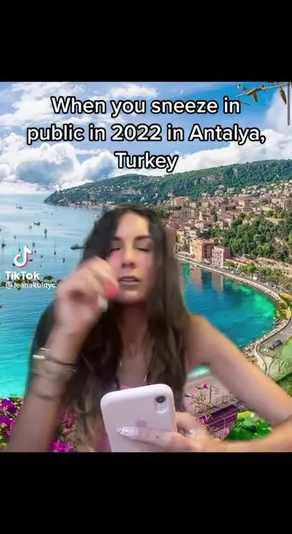 Sneezing in Public in Antalya