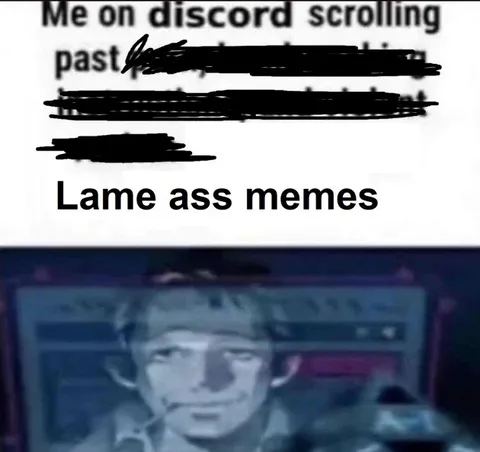 Me Scrolling Past Lame Memes