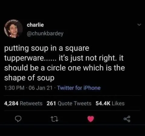 Soup Belongs in a Circle