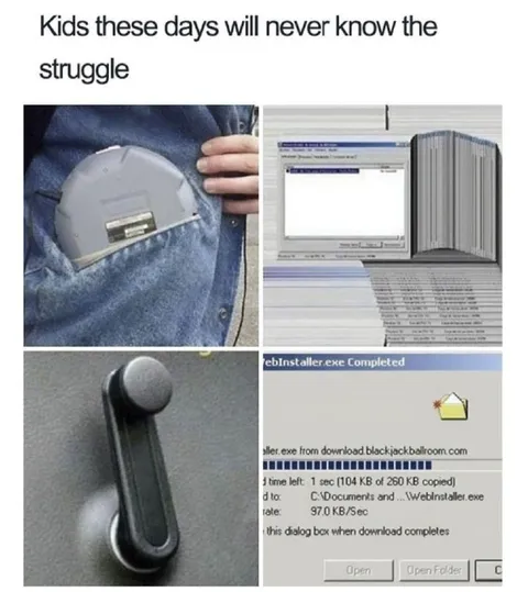 Kids These Days Will Never Know the Struggle