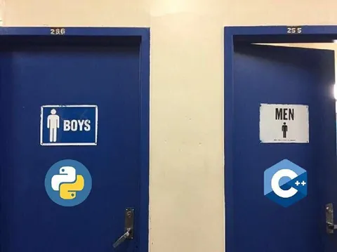 Python Boys and C++ Men