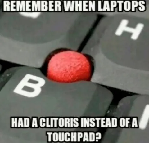Laptop Clitoris Touchpad Joke