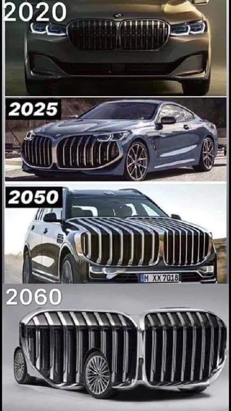 Эволюция решётки BMW