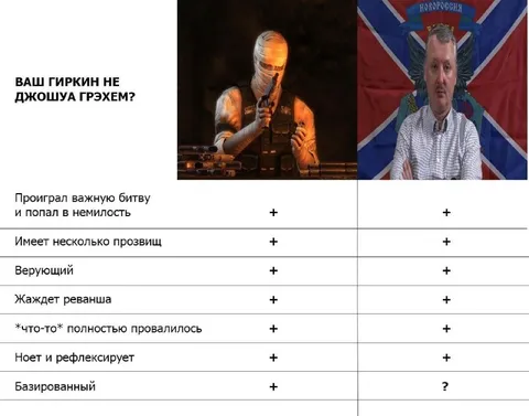 Ваш Гиркин не Джошуа Грэхем?