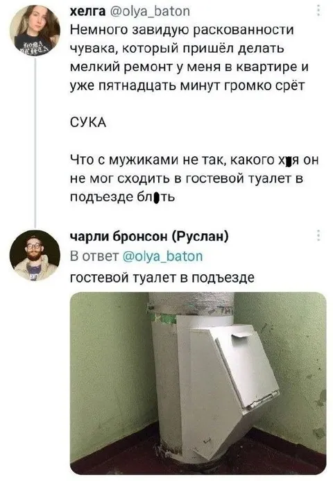 Громко срёт после ремонта
